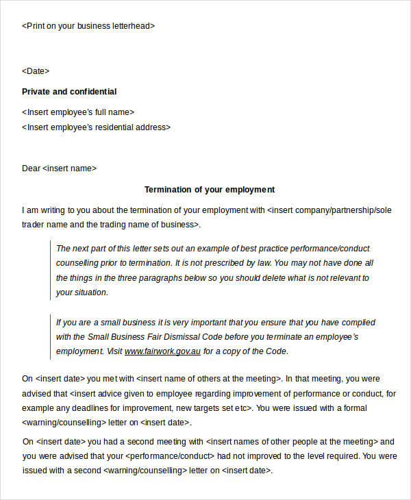 basic-employment-contract-termination-letter