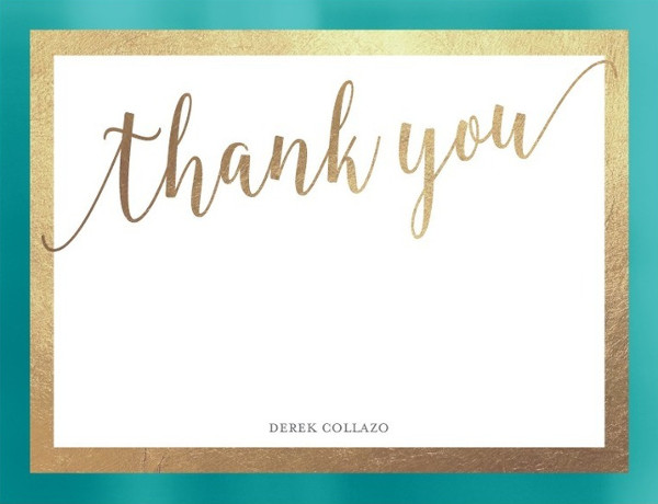 Free Printable Business Thank You Card Template Printable Templates