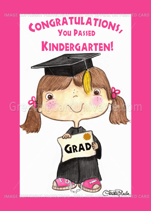 kindergarten graduation card