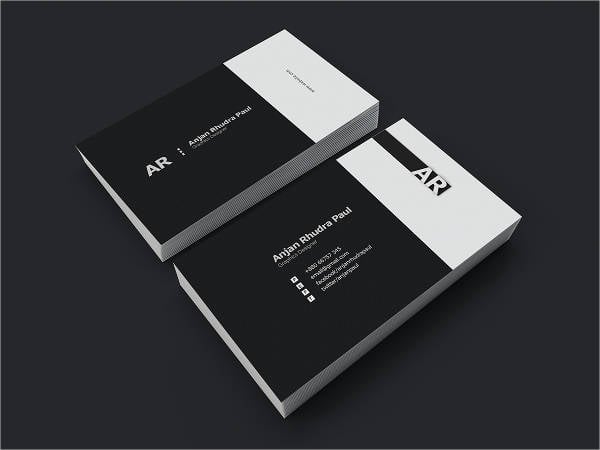 free business visiting card