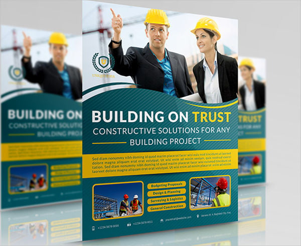 construction business flyer