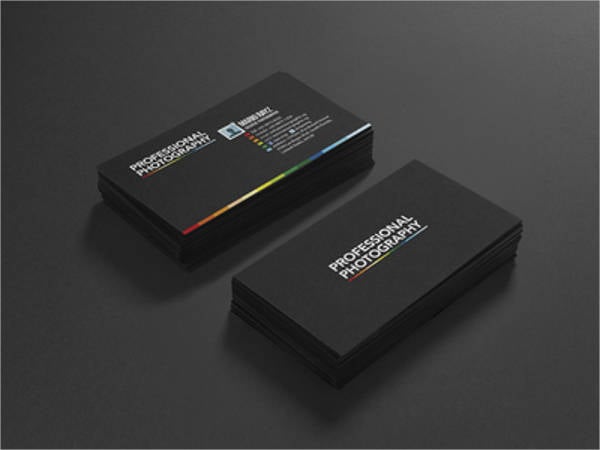 professional photography business card