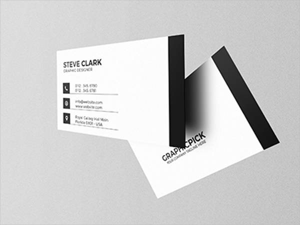 modern minimal business card