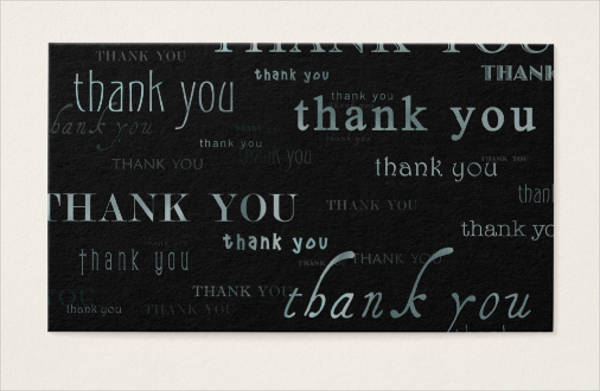 business thank you referral card