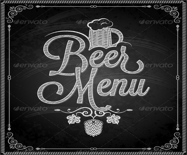 vintage-beer-chalkboard-menu