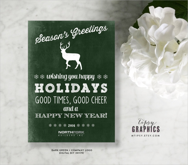 business holiday card