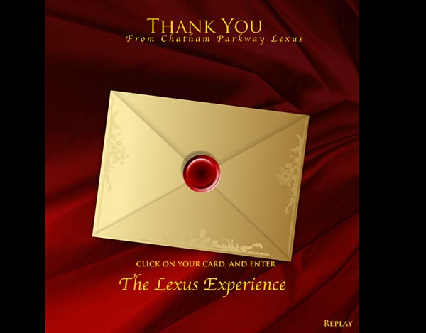 animated thank you card