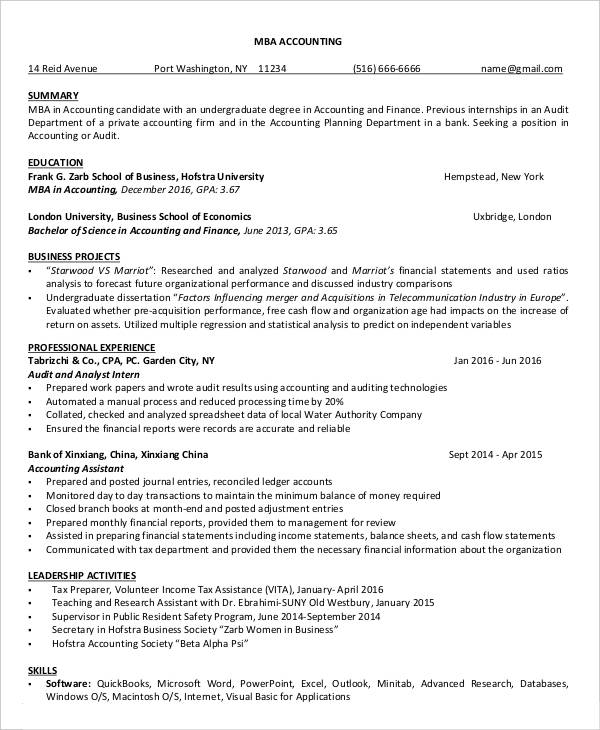 20  Finance Resume Templates PDF DOC