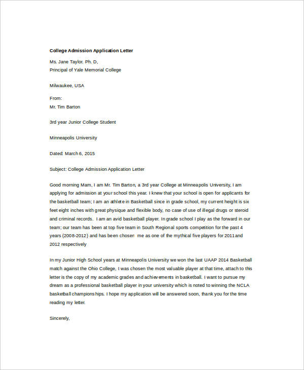 College Student Cover Letter from images.template.net
