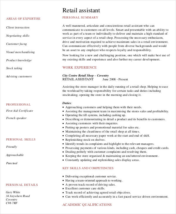 Professional Work Resume Templates - 24+ Free Word, PDF Documents ...