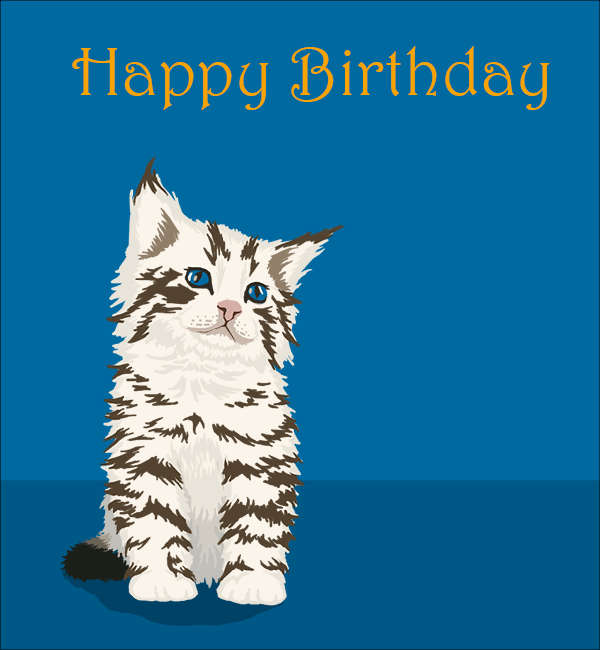 animated birthday greeting card