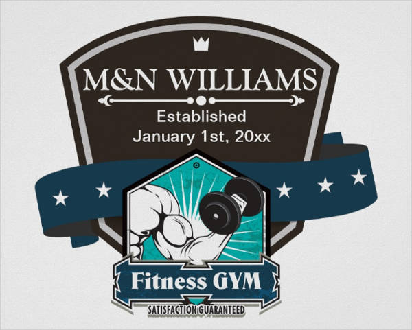 fitness gym equipment logo