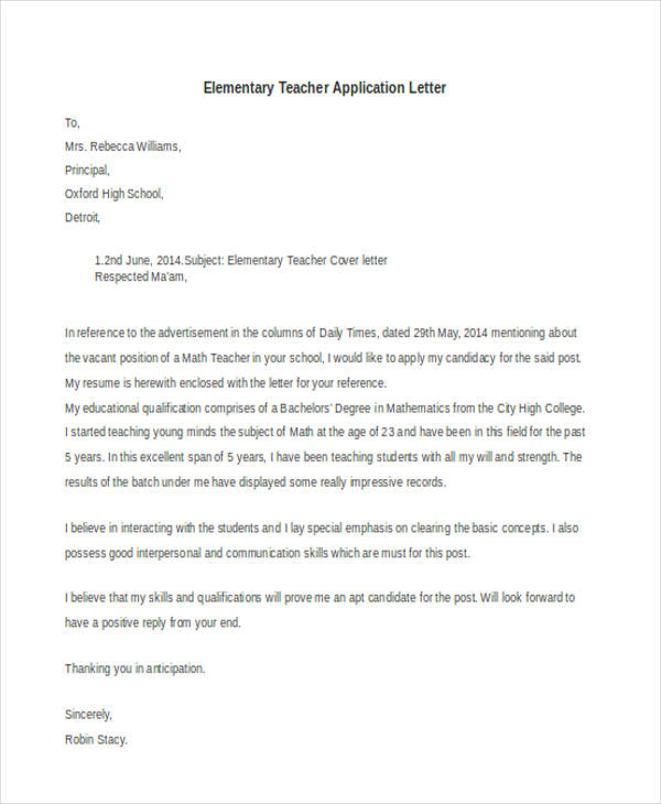 22+ Application Letter Templates in Doc