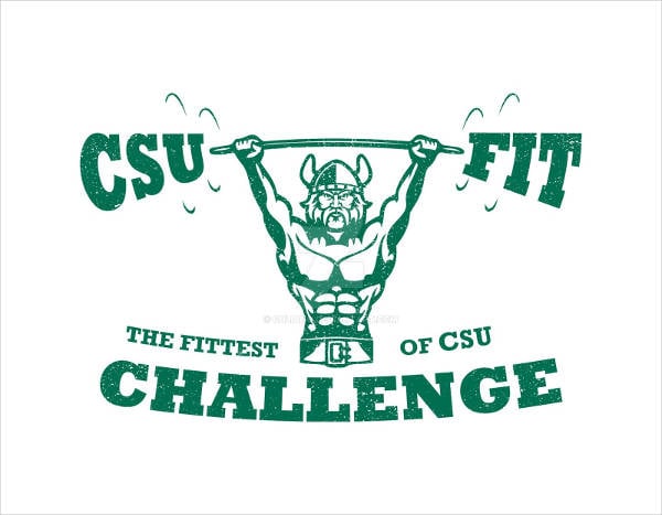 fitness challenge team logo