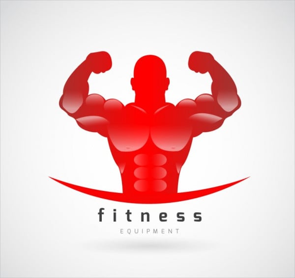 fitness gym logo vector