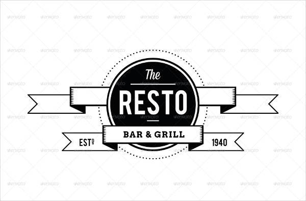 restaurant bar logo
