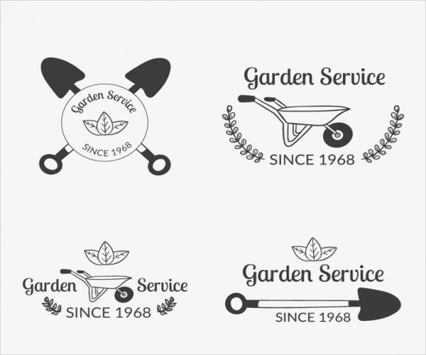 free garden service logo