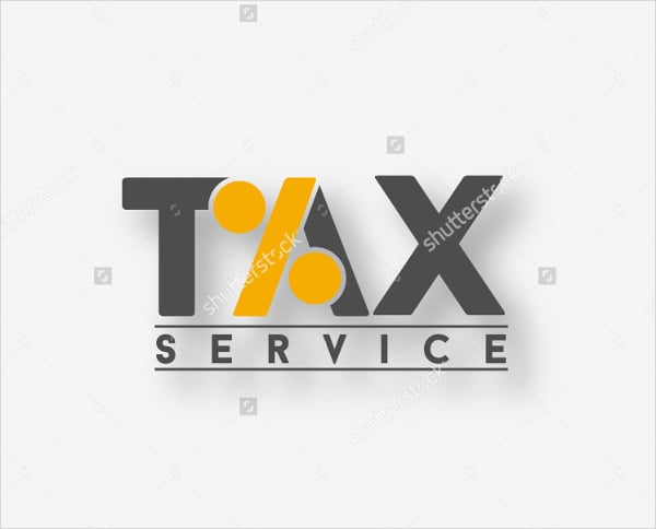 abstract tax service logo