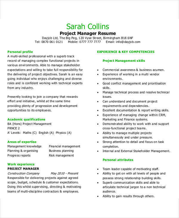 project-manager-resume-sample1