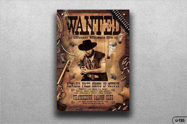 free a4 wanted poster