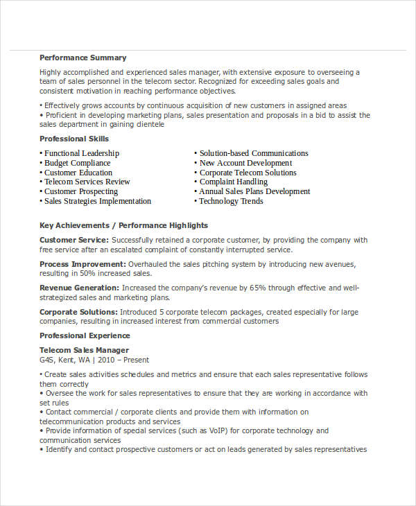Sales Director Resume Sample Doc - How To Be A Good Auto Finance Manager - FinanceViewer : Although we're big fans of visually striking resumes, in sales you should stick to more minimalistic design.