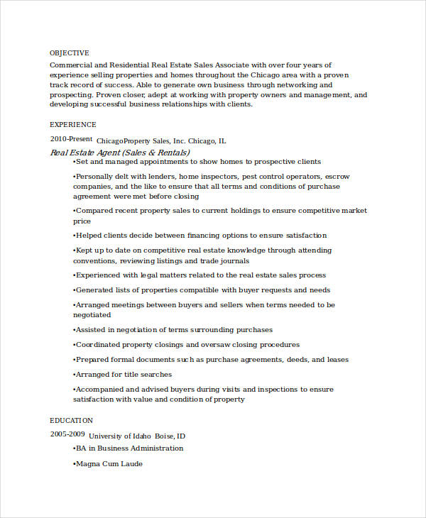 30+ Sales Resume Templates - PDF, DOC