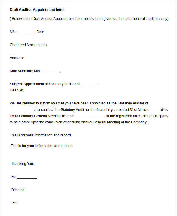 30 Appointment Letters Free Word Pdf Documents Download Free