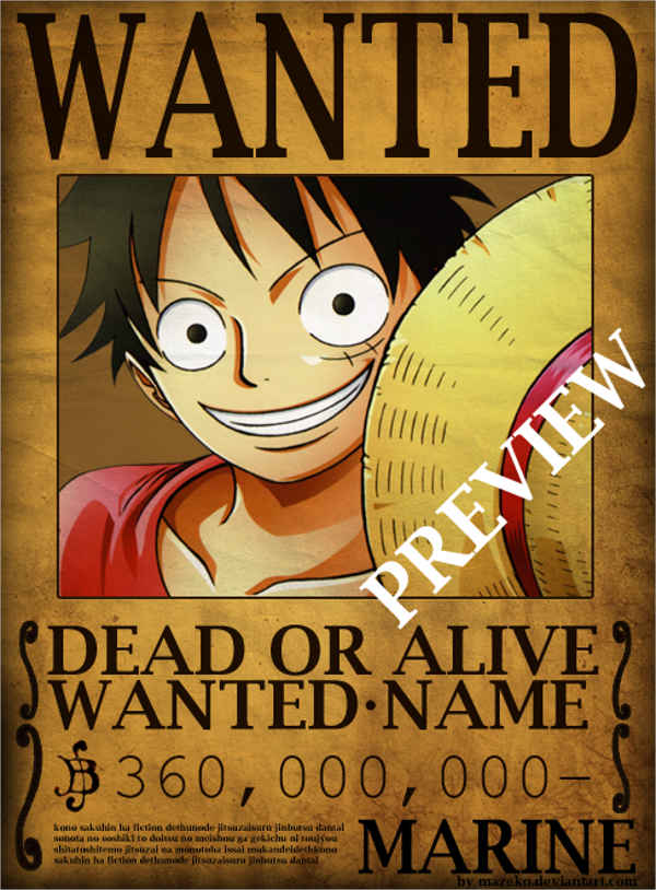 Wanted Poster - 22+ Free Design Templates in PSD