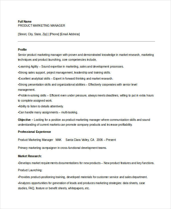 22+ Marketing Resume Templates in Word