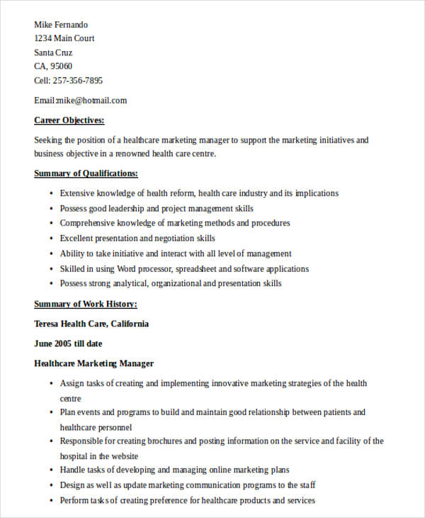 49 Marketing Resume Designs