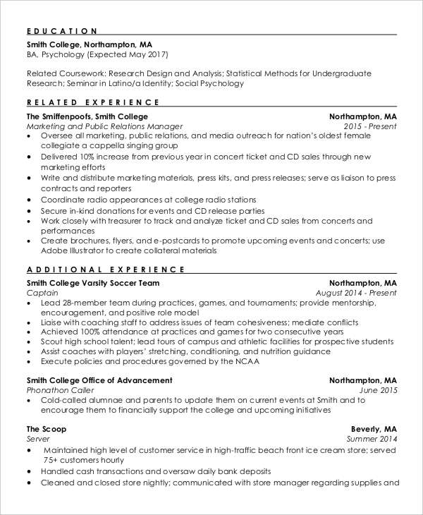 resume template for it jobs