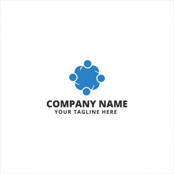 business team meeting logo