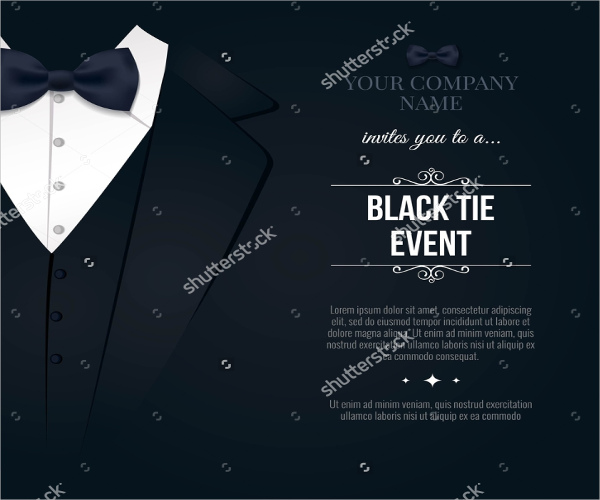 9+ BlackandWhite Party Invitation Designs & Templates PSD, AI, Word, EPS