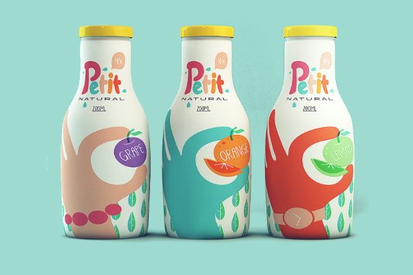 fruit juice packaging design