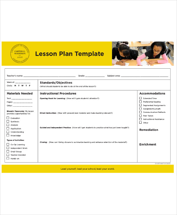 47+ Lesson Plan Samples