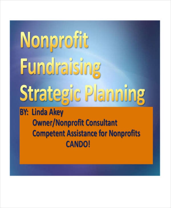 non profit fundraising strategic plan