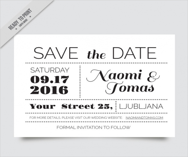 11+ BlackandWhite Party Invitations PSD, AI, Vector EPS, Word