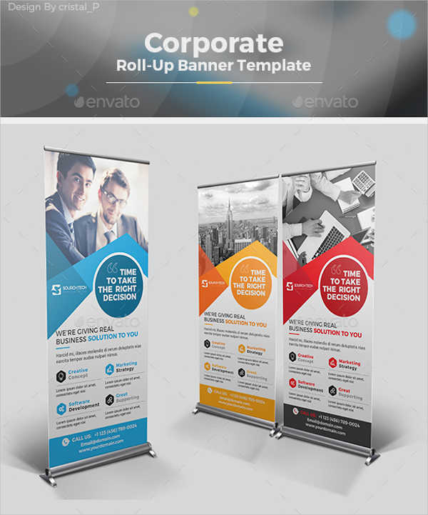 corporate roll up banner