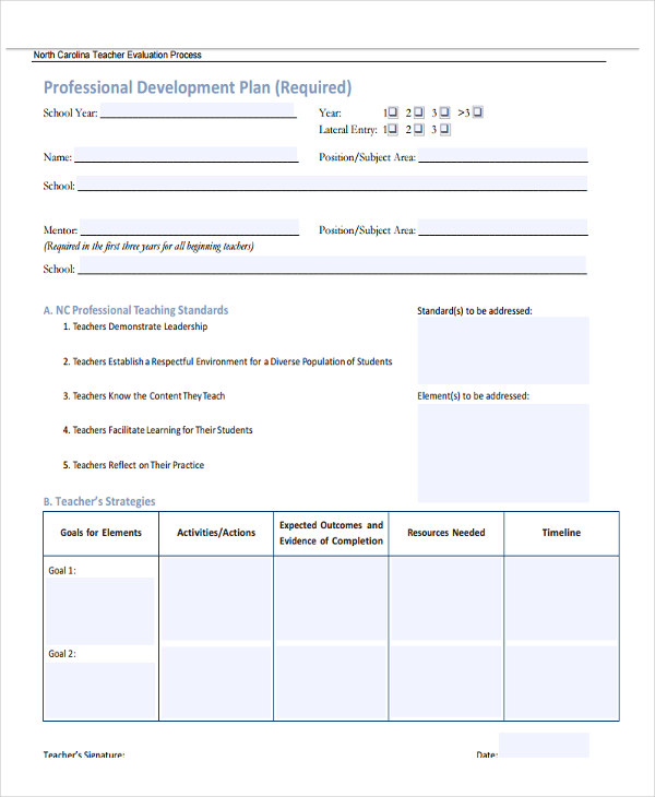 43+ Development Plan Templates - PDF, Word