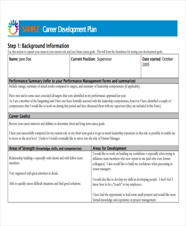 employee career development plan