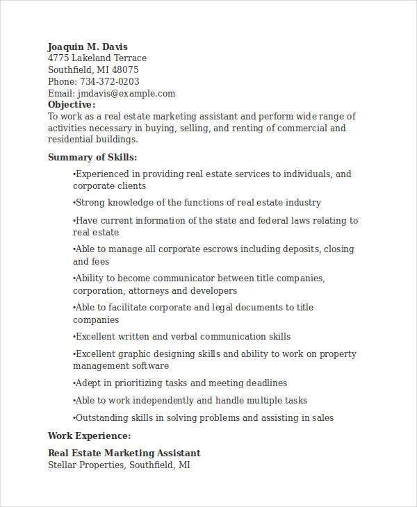 20+ Modern Marketing Resume Templates - PDF, DOC