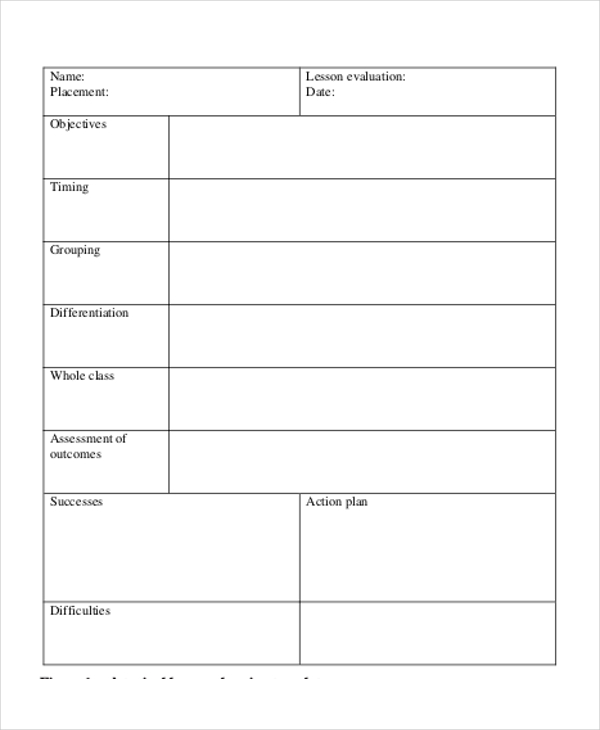 70+ Lesson Plan Templates in PDF