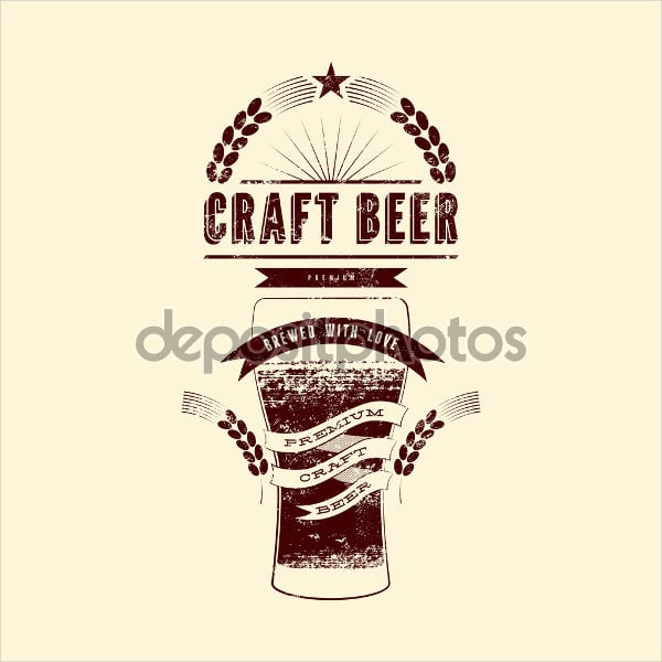 craft beer label template