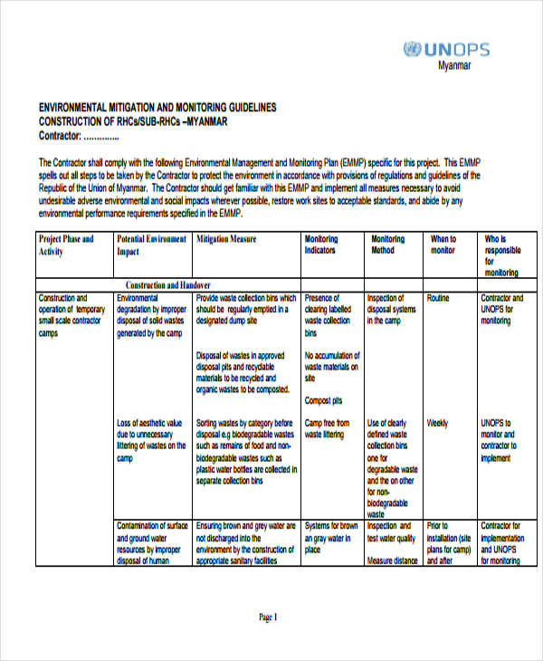 environmental-sustainability-management-plan-template-dawtek