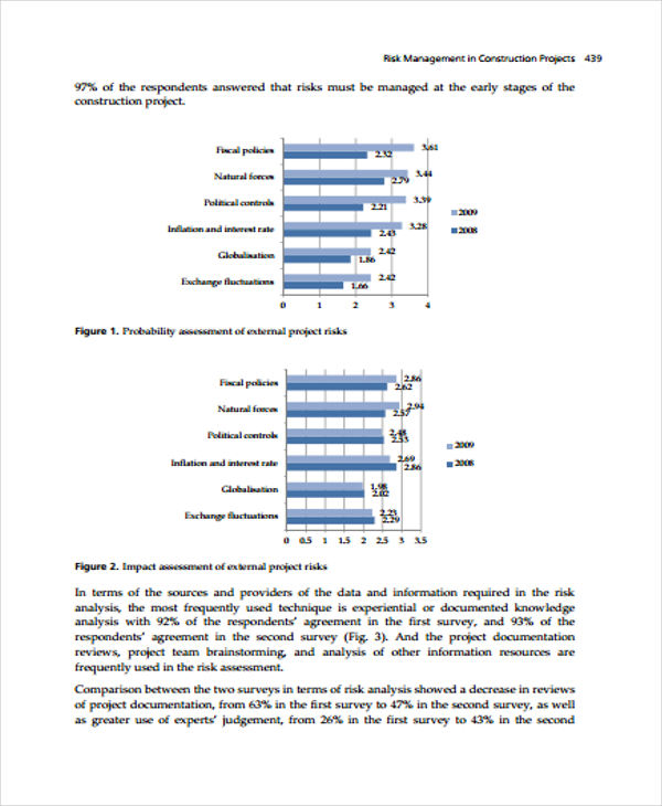 Construction Risk Management Examples Pdf 34+ Management Plan Templates in PDF