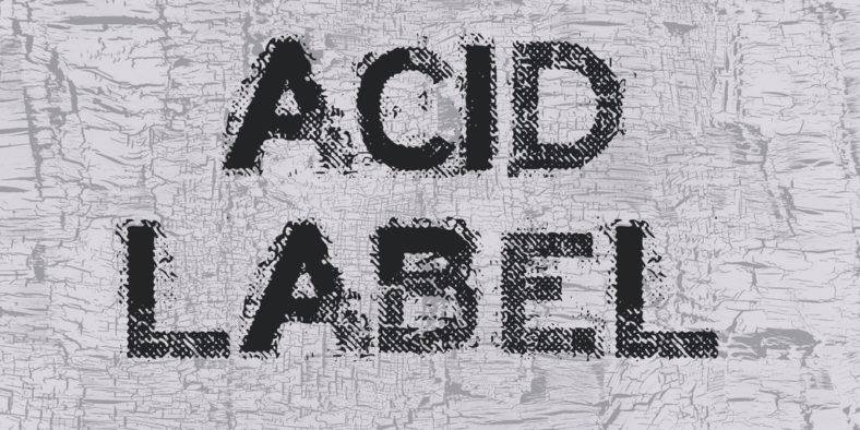 acid label font 788x394