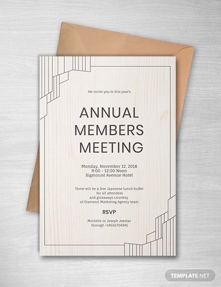 annual meeting invitation template