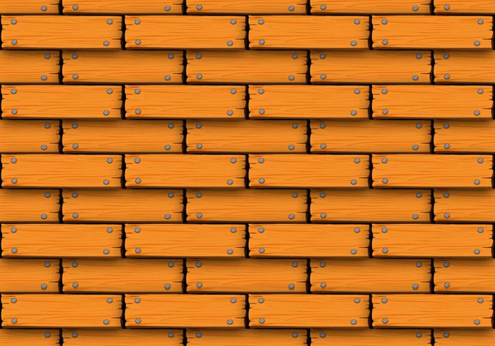cartoon wood planks