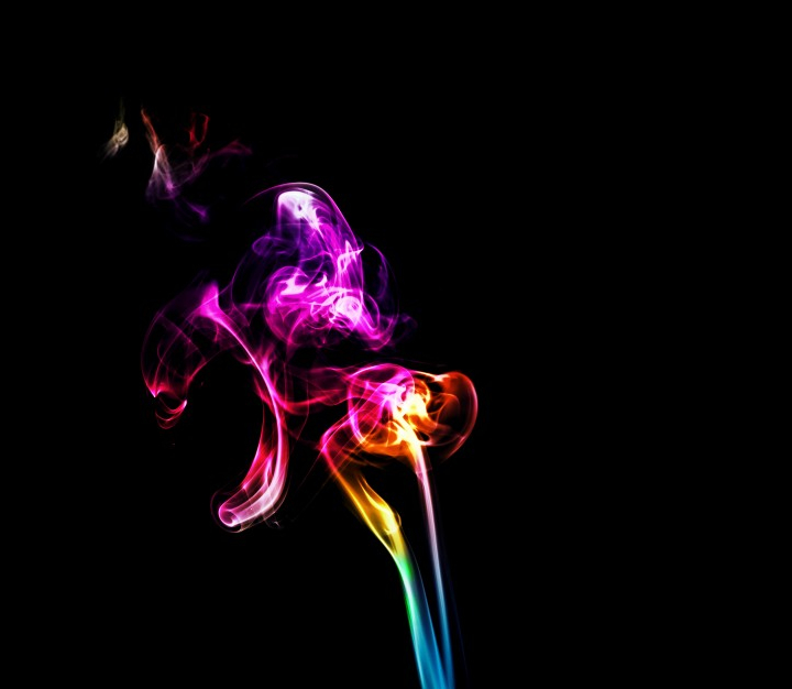 colourful smoke texture