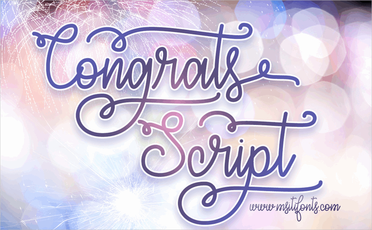 congrats script